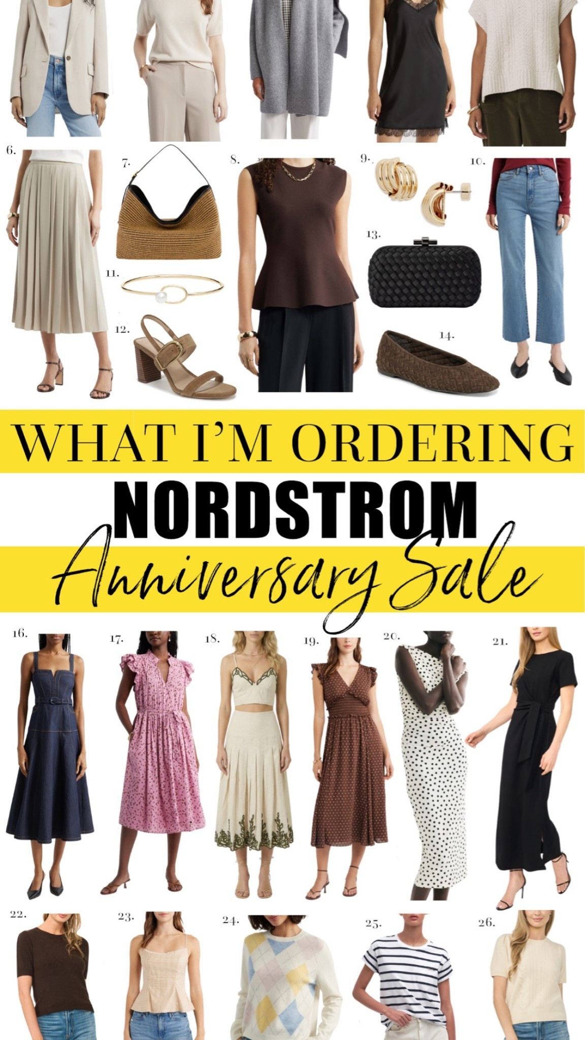 Sharing everything I’m ordering from the Nordstrom Anniversary Sale! ❤️