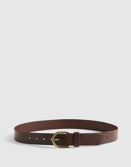 Distressed Leather Belt | Madewell