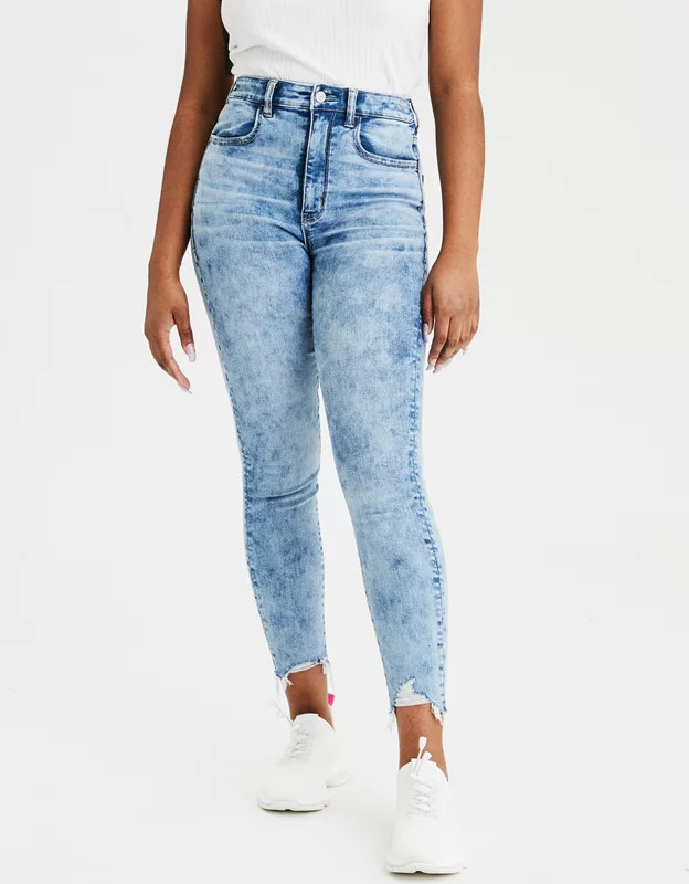 AE Ne(X)t Level Highest Waist Jegging Crop | American Eagle Outfitters (US & CA)