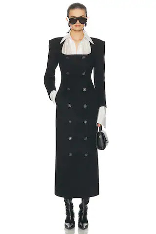 Helsa The Hourglass Coat in Black from Revolve.com | Revolve Clothing (Global)