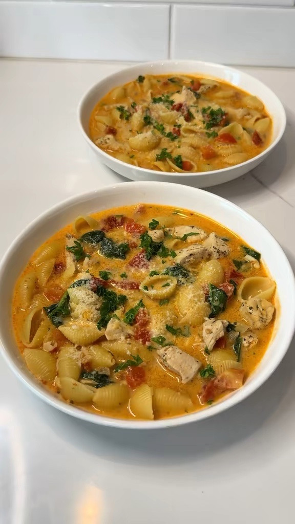 Let’s make a Creamy Tuscan Chicken Soup! 
Here’s the recipe ❤️
https://wolfcaster.kitchen/recipes/f/creamy-tuscan-chicken-soup

#LTKdayinmylife #LTKfoodie #LTKHome