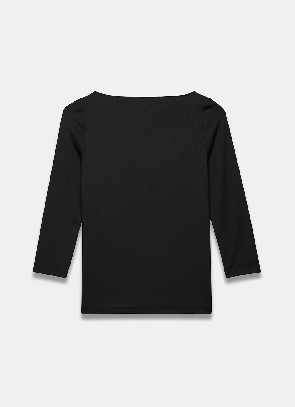 Black Slash Neck Layering Top | Mint Velvet