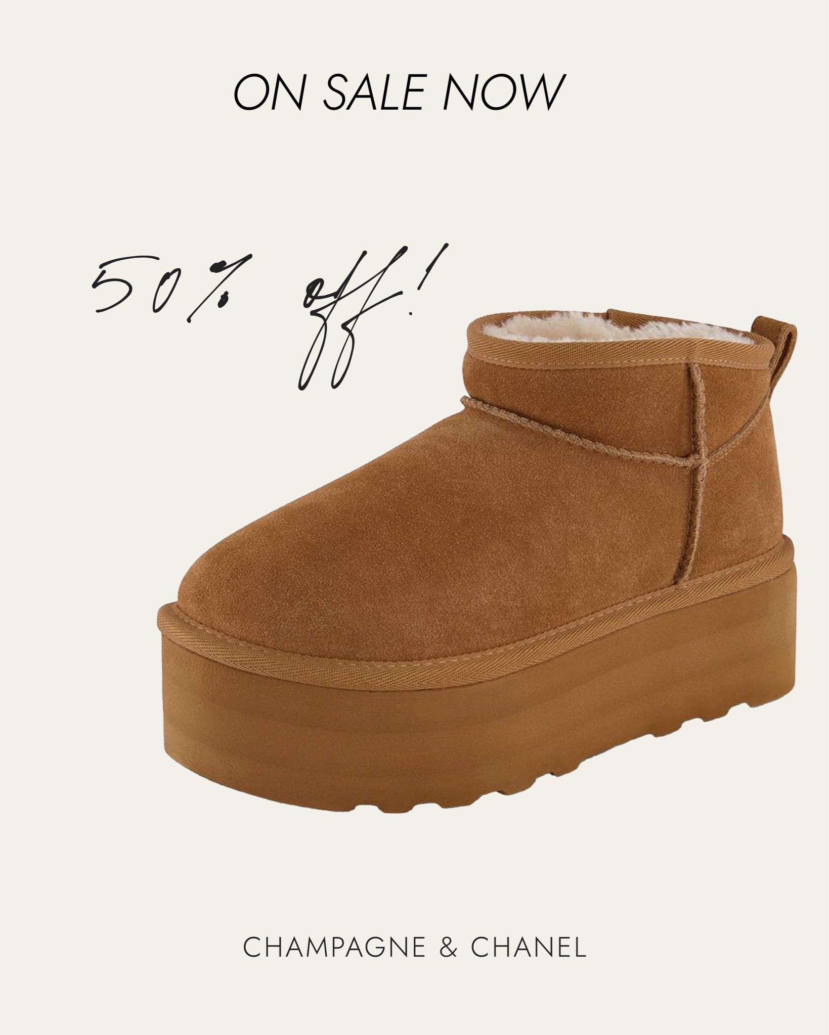 Half off these platform uggs today! 

#LTKSaleAlert #LTKStyleTip #LTKSeasonal