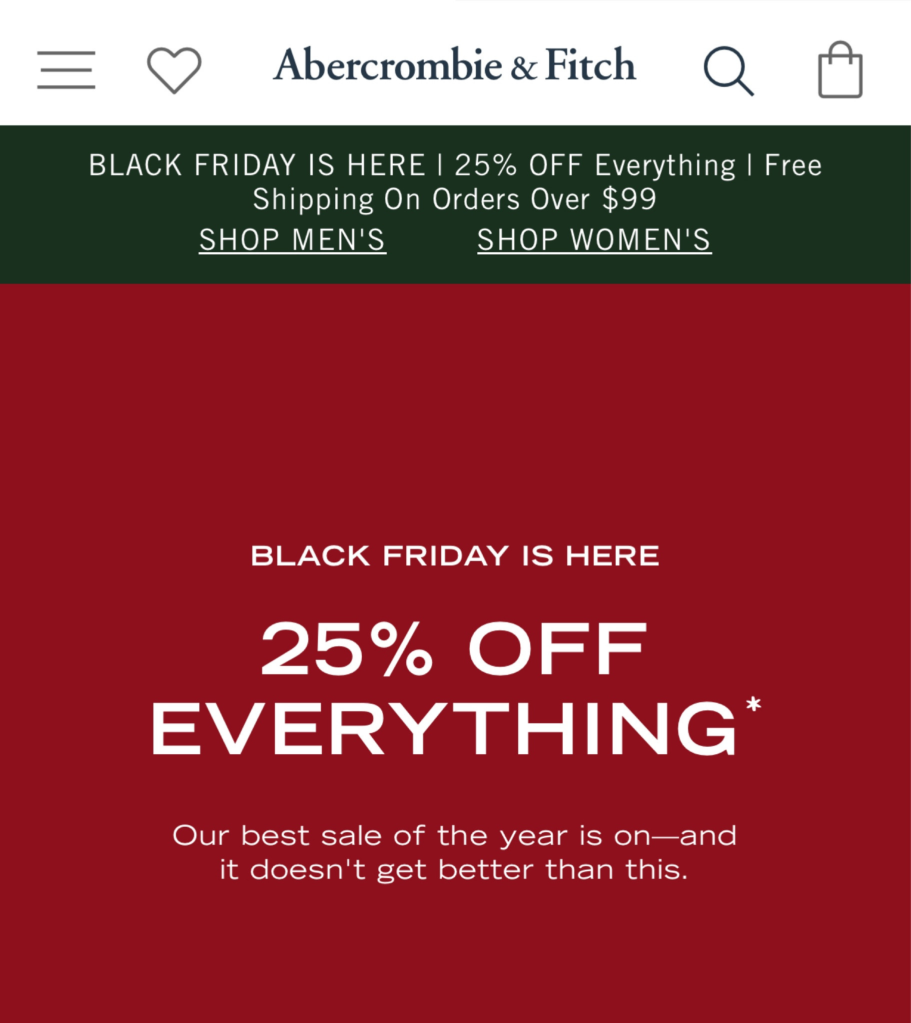 AF %25 off

#LTKCyberWeek #LTKGiftGuide #LTKSaleAlert