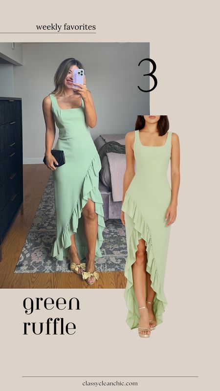 Weekly favorites!! Wedding guest dresses summer occasion dress in my usual small/2 
Electric picks code: emerson20

#LTKStyleTip #LTKParties #LTKWedding