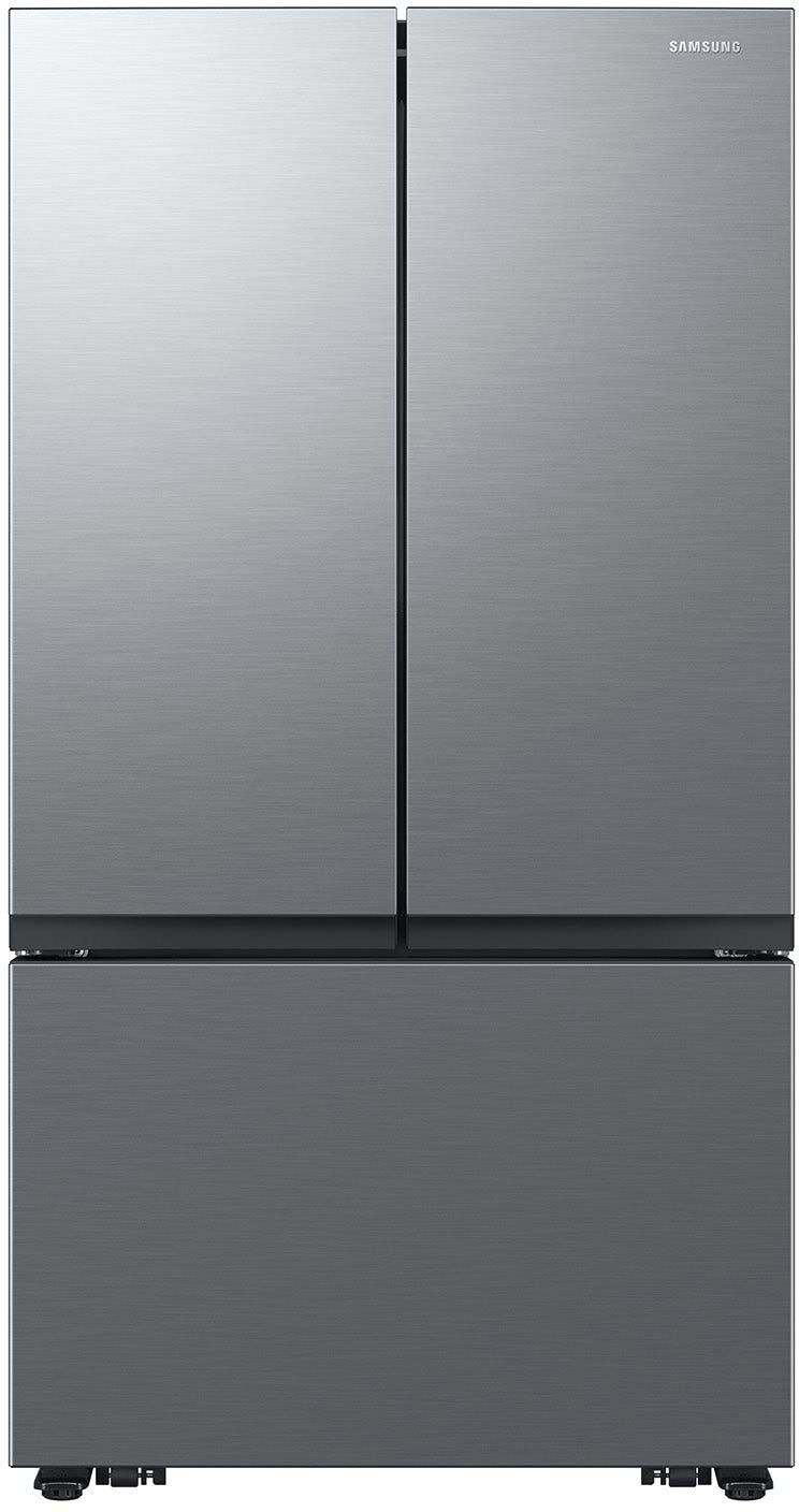 Samsung 27 cu. ft. 3-Door French Door Counter Depth Smart Refrigerator with Dual Auto Ice Maker F... | Best Buy U.S.