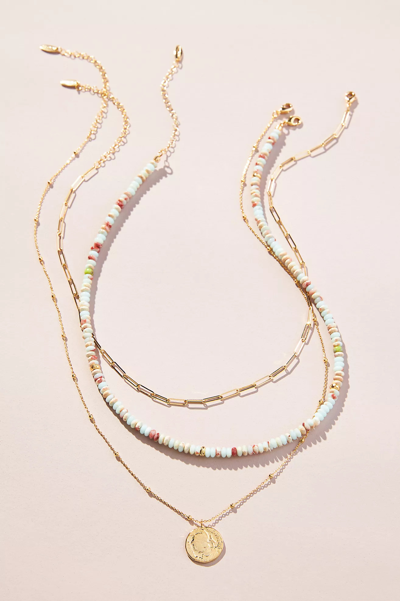 Shades of Sea Triple-Layer Necklace | Anthropologie (US)