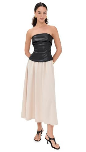 En Saison Women's Essence Mixed Media Midi Dress | Amazon (US)