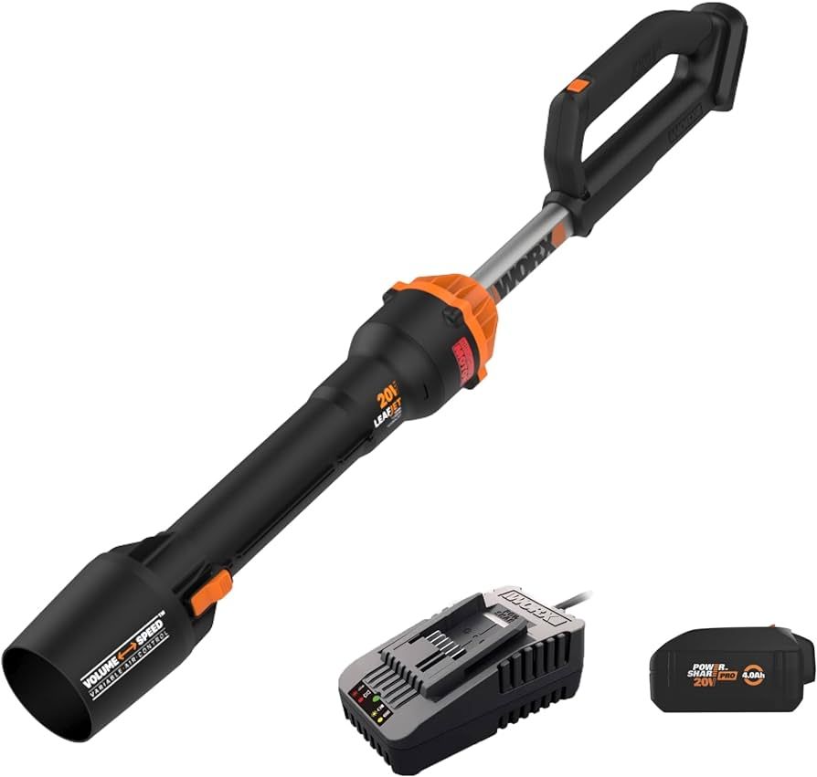 Worx Nitro WG543 20V LEAFJET Leaf Blower Cordless with Battery and Charger, Blowers for Lawn Care... | Amazon (US)