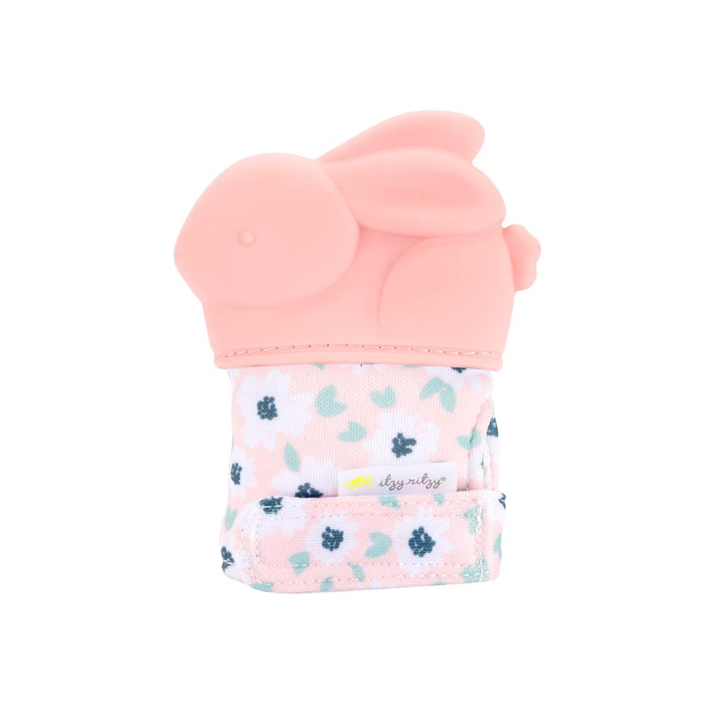 Itzy Ritzy Silicone Teething Mitt - Soothing Infant Teething Mitten with Adjustable Strap, Crinkl... | Amazon (US)