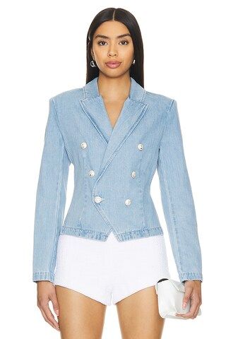 L'AGENCE Robbie Jacket in Rover from Revolve.com | Revolve Clothing (Global)