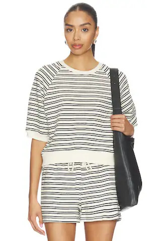 French Terry Bubble Sleeve Sweatshirt
                    
                    perfectwhitetee | Revolve Clothing (Global)