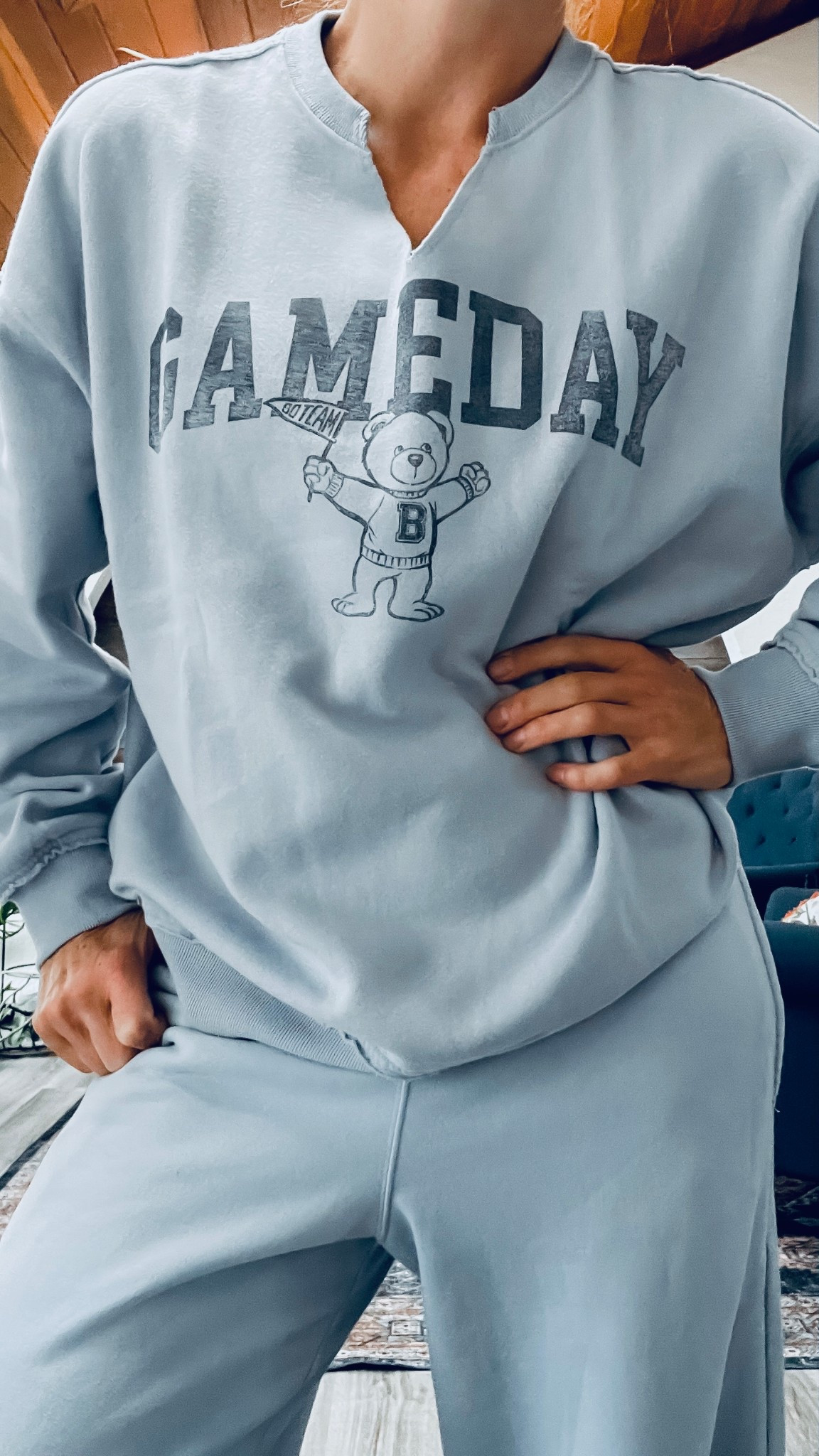 The perfect cozy game day set. Sold separately these soft fleece sweats are so soft. They have a generous fit. #cozy #gameday #sweats #lounge #loungewear

#LTKGiftGuide #LTKSeasonal #LTKOver40