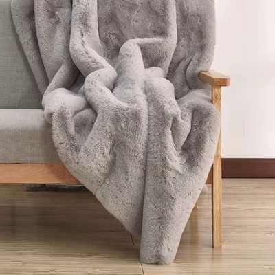Faux Fur Throw Blanket Durable Throw | Wayfair North America