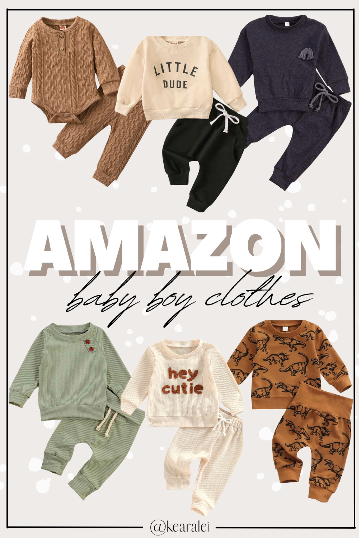 Amazon Baby boy clothes outfits toddler boys cool outfit jumpsuit onesie sweats joggers textured ribbed waffle knit button checker checkered checkerboard rust brown black green tan brown blue striped stripes dinosaur  toddler boys neutral outfit Amazon fashion || #baby #boy #clothes #outfit #toddler #outfits #amazon #affordable #cute #jumpsuit .
.
.

thanksgiving outfits, thanksgiving decor, table tablescape, Christmas outfits, holiday outfit, holiday dress dresses Christmas decor, Christmas outfit, garland, tree, wreath, gift guide for her him gift guides husband dad brother uncle grandpa father in law mom mother in law sister bff friend teenage son daughter kids toddlers baby girl boy, Black Friday cyber Monday deals sales sale alert,

baby shower dress, Maternity Dresses, Maternity, over the bump, motherhood maternity, pinkblush, mama shirt sweatshirt pullover, hospital bag, nursery, maternity photos, baby moon, pregnancy, pregnant, maternity leggings, maternity tops, diaper bag, mama necklace, baby boy, baby girl outfits, newborn, mom, toddler boy toddler girl,

Target, Abercrombie and fitch, Amazon, Shein, Nordstrom, H&M, forever 21, forever21, Walmart, asos, Nordstrom rack, Nike, adidas, Vans

teacher outfits, business casual, casual outfits, neutrals, street style, Midi skirt, Maxi Dress, Swimsuit, Bikini, Travel, skinny Jeans, Puffer Jackets, Concert Outfits, Cocktail Dresses, Sweater dress, Sweaters, cardigans Fleece Pullovers, hoodies, button-downs, Oversized Sweatshirts, Jeans, High Waisted Leggings, dresses, joggers, fall Fashion, winter fashion, leather jacket, Sherpa jackets, Deals, shacket, Plaid Shirt Jackets, apple watch bands, lounge set, Date Night Outfits, Vacation outfits, Mom jeans, shorts, sunglasses, Disney outfits, Romper, jumpsuit, Airport outfits, plus size fashion, Stanley cup tumbler


#LTKbaby #LTKfamily #LTKbump