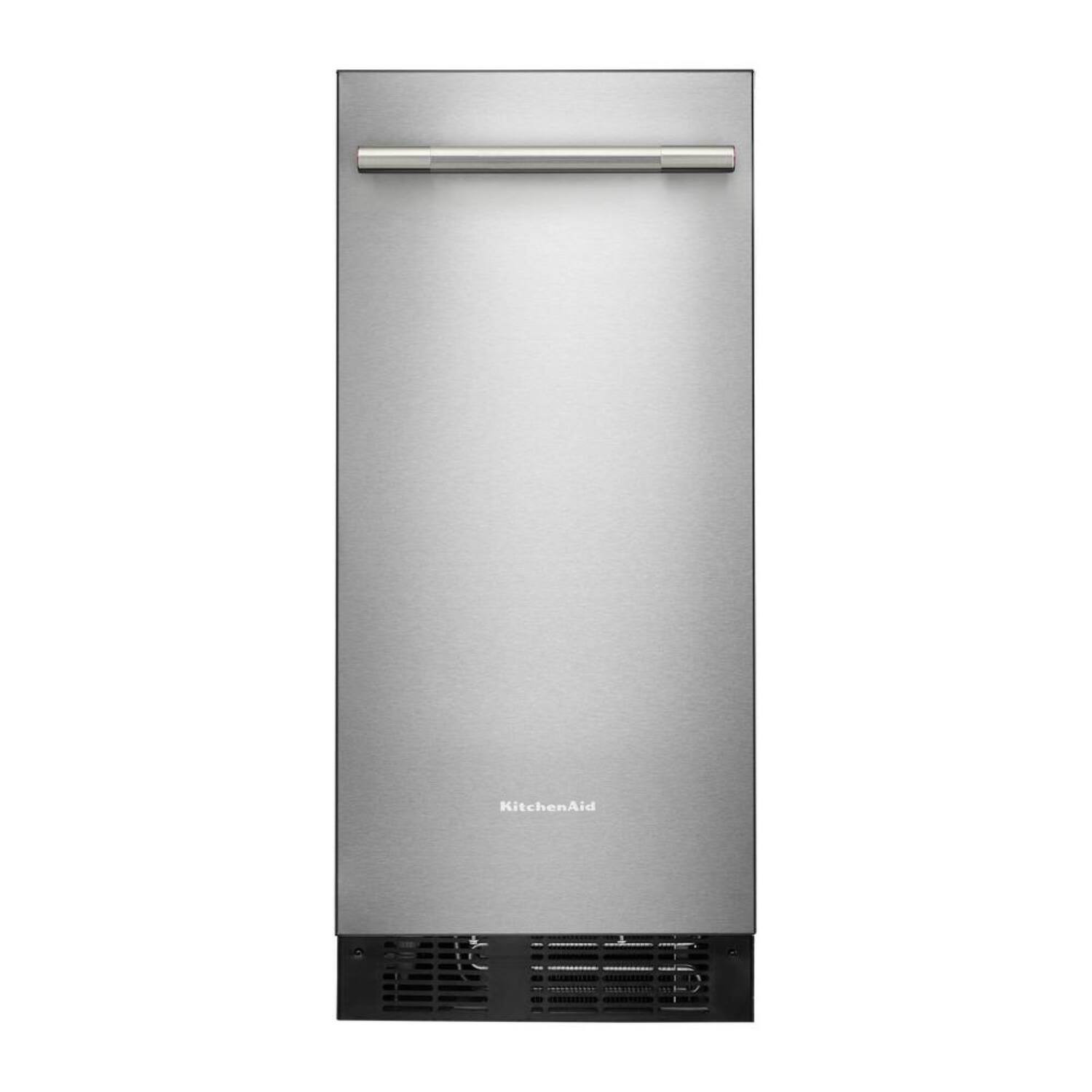 KitchenAid - 15"" 25-Lb. Ice Maker - PrintShield Stainless Finish | Best Buy U.S.