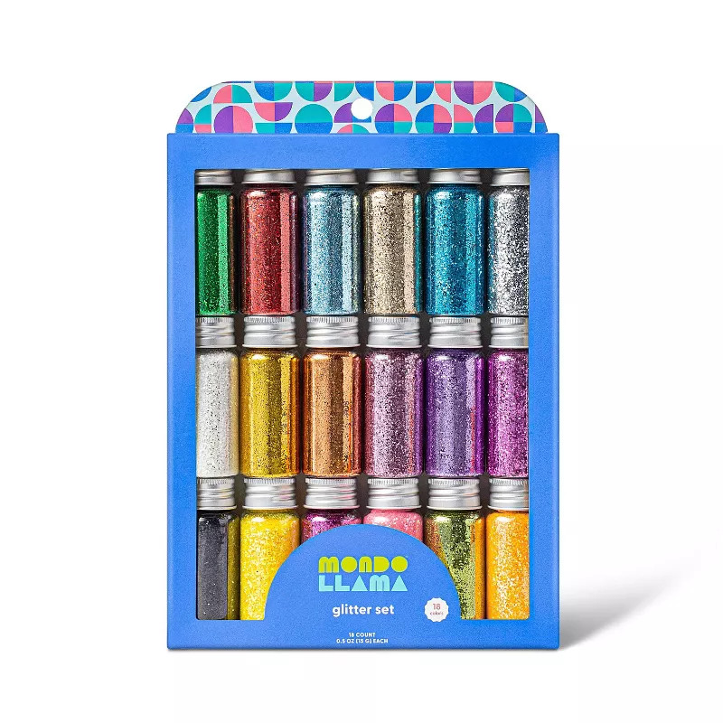 18ct Glitter Set - Mondo Llama™ | Target