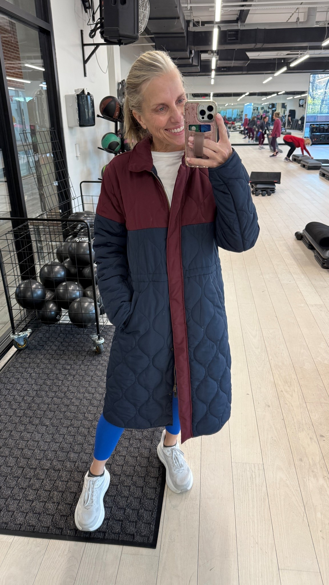 I love this long coat…especially when it’s cold and I go to the gym. Wearing g XS and it’s in big sale 

#LTKGiftGuide #LTKSaleAlert #LTKOver40