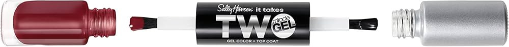 Sally Hansen Miracle Gel It Takes Two Can't Beet Royalty, 2 x .12 fl oz | Amazon (US)