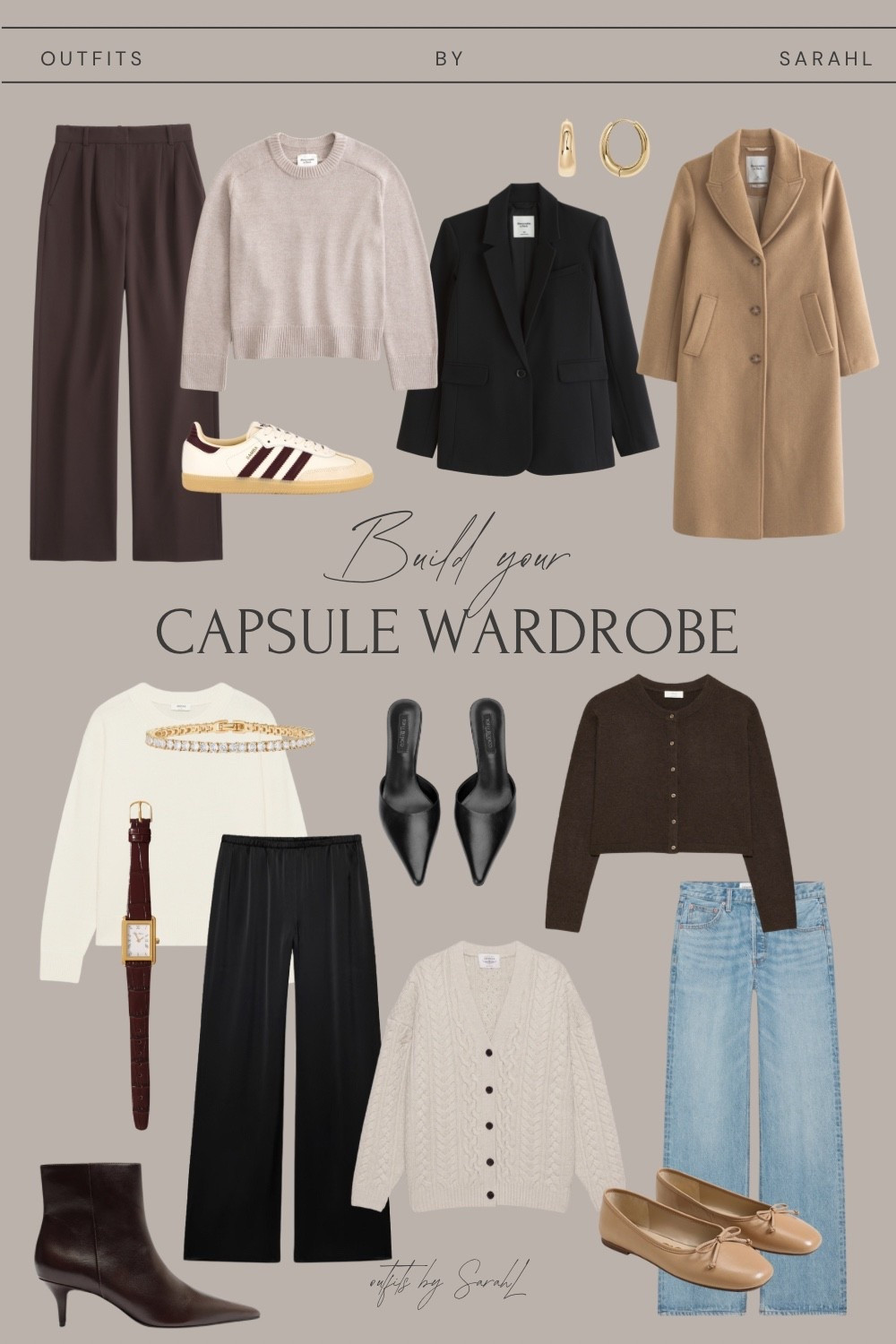 Build your capsule wardrobe with these staple pieces! 

neutral capsule wardrobe, cozy sweaters, tailored pants, wide leg jeans, fall to winter neutrals, minimalist fashion, quiet luxury style, chic layers, timeless closet staples

#LTKStyleTip #LTKSeasonal