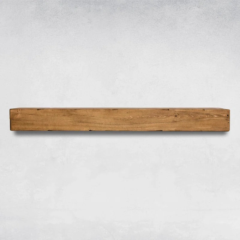 Melodye Rustic Fireplace Shelf Mantel | Wayfair North America
