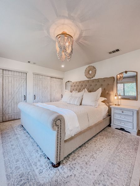 Modern French Country Bedroom. Budget friendly. For any and all budgets. mid century, organic modern, traditional home decor, accessories and furniture. Natural and neutral wood nature inspired. Coastal home. California Casual home. Amazon Farmhouse style budget decor

#LTKstyletip #LTKFind #LTKhome