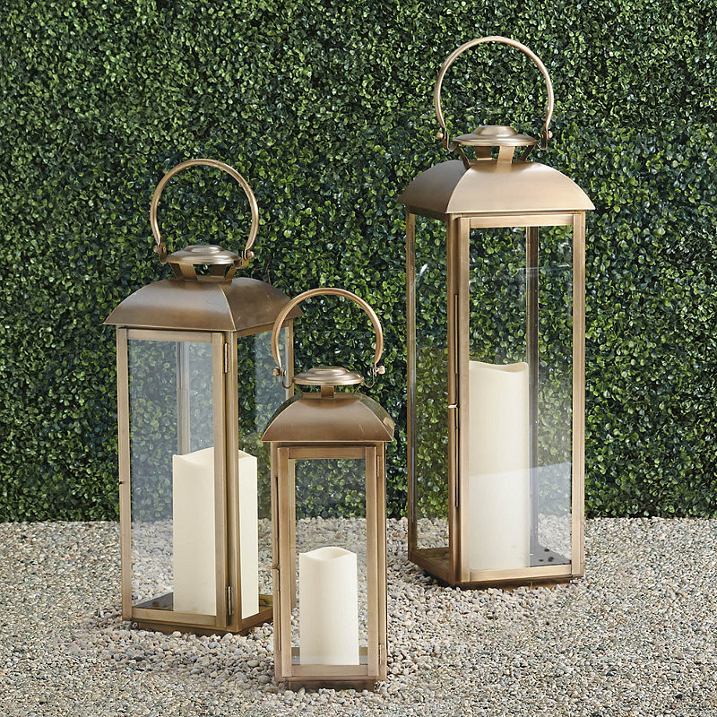 Camden Lantern - Antique Brass, 21" Antique Brass - Frontgate | Frontgate
