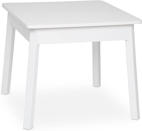 Melissa & Doug Wooden Square Table (White) - Kids Table, Children's Furniture, Play Table for Kid... | Amazon (US)