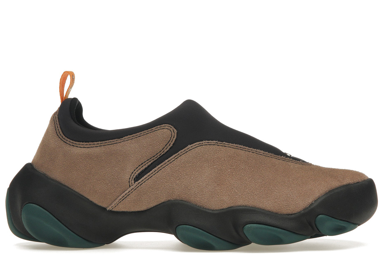 Men's Oakley Factory Team Flesh Brain Dead Suede Sneakers in Taupe/Black/Dark Green | StockX