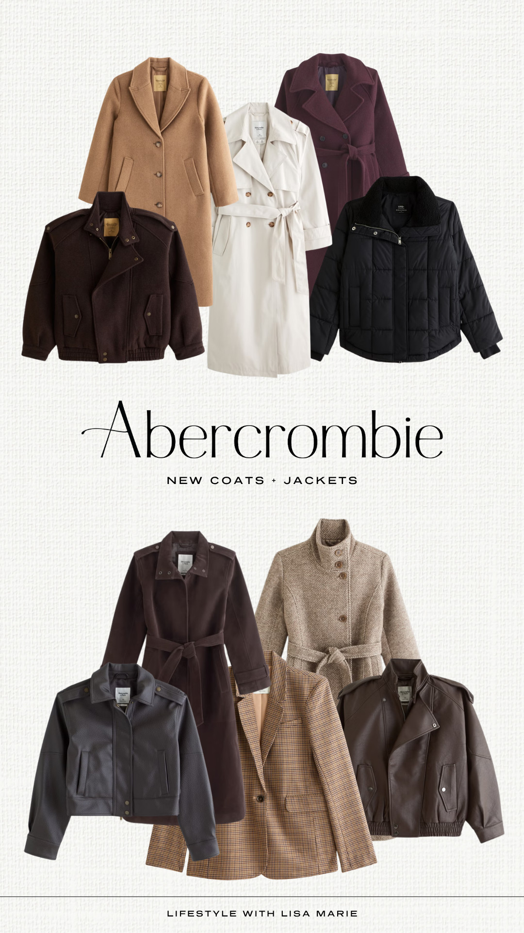 Abercrombie new coats and jackets! Fall and winter outerwear. Elevated casual outwear. Pea and trench coats. Wool coats. Bomber and moto jackets. Neutral fall jackets and coats. Button down and tie front trench coats. Business casual blazers.  

 #LTKootd #LTKSeasonal #LTKPetite