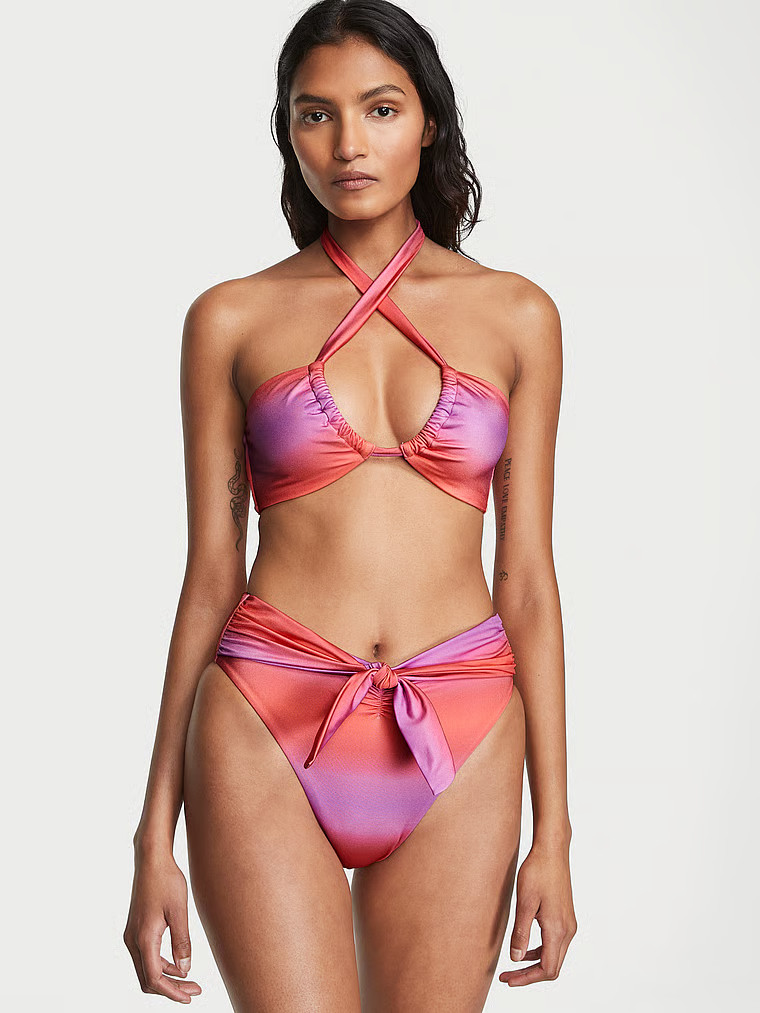 Twist High-Waist Cheeky Bikini Bottom | Victoria's Secret (US / CA )