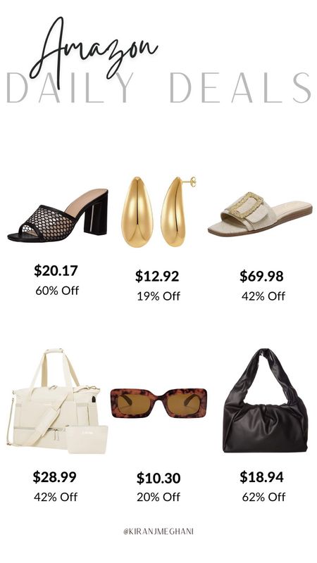 On sale today only on #amazon

accessories | sunglasses | earrings | sandals | hoops | purses | totes | travel bags | glasses | sales | on sale | summer shoes | amazon finds | amazon sales

#LTKsalealert #LTKunder50 #LTKFind