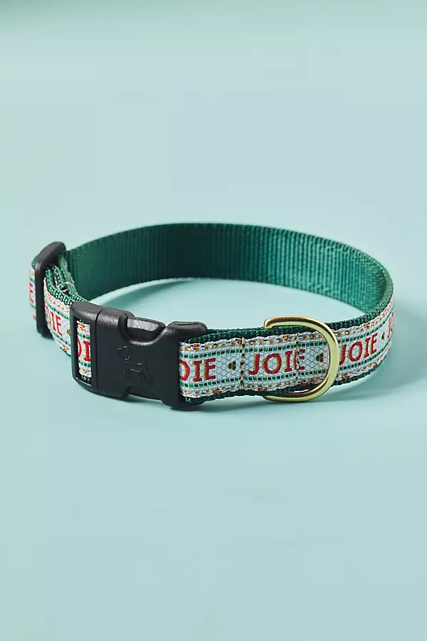The Bistro Tile Holiday Dog Collar | Anthropologie (US)