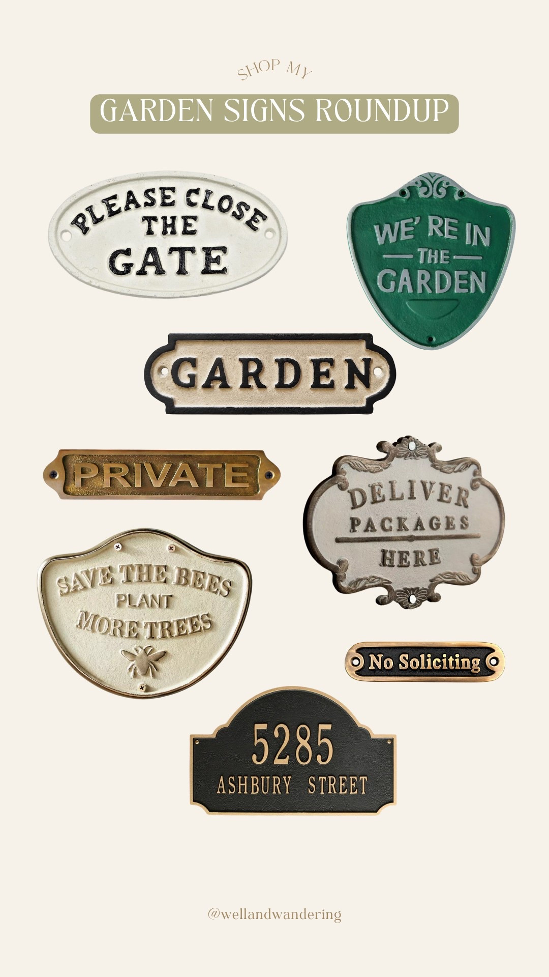 An easy way to add a little charm to our gardens 🌷