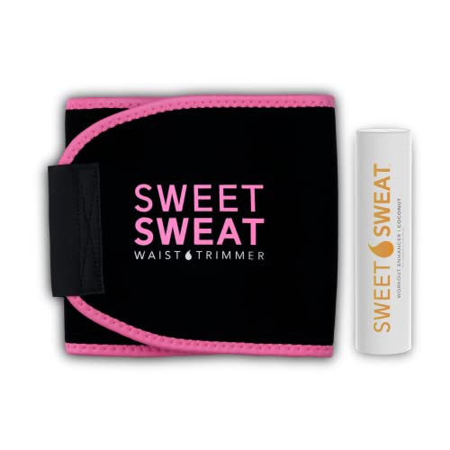 Sports Research Sweet Sweat Coconut Stick + Sweet Sweat Pink Waist Trimmer (Small)… | Amazon (US)