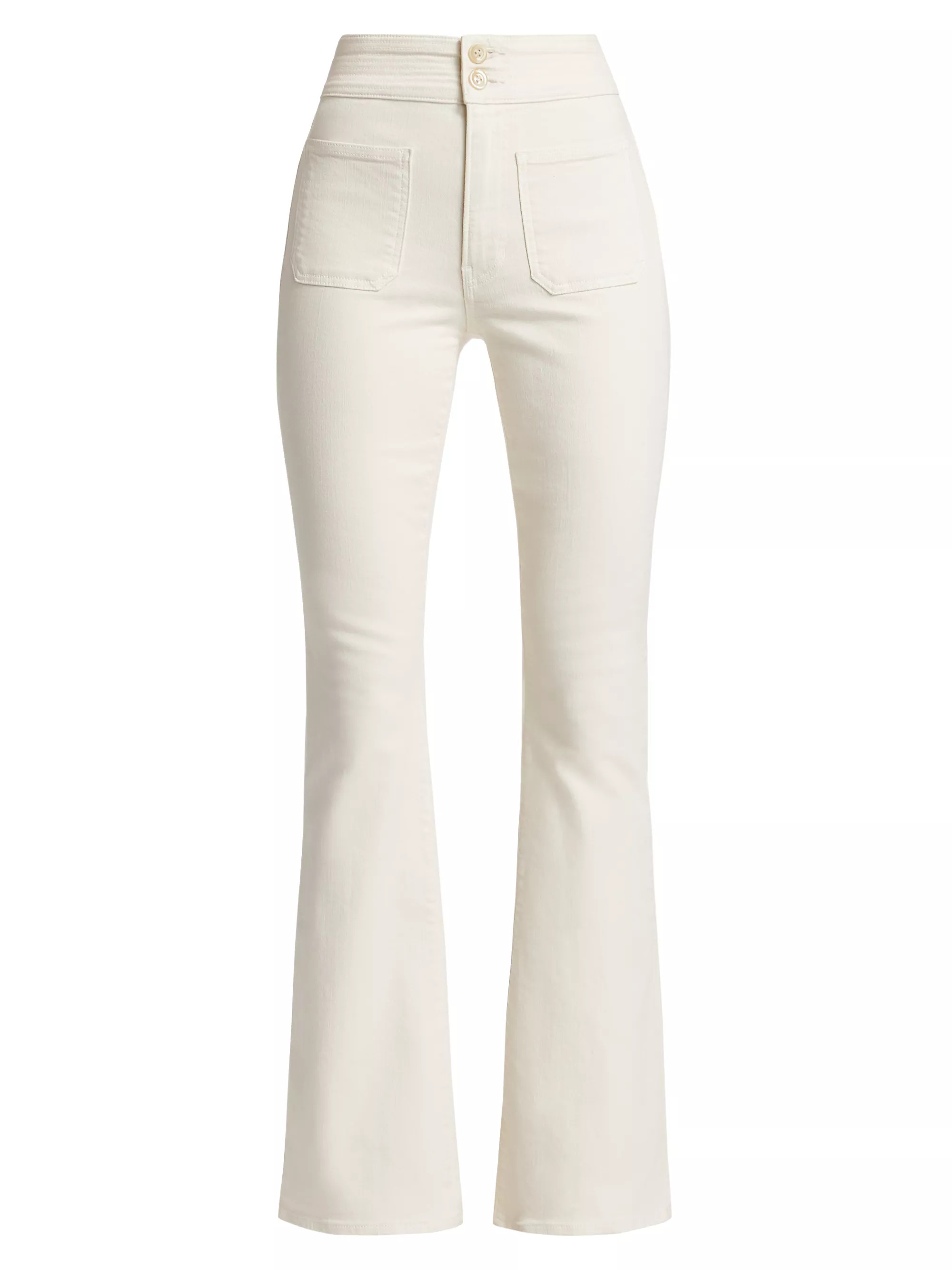 Beverly Patch-Pocket Flared Jeans | Saks Fifth Avenue