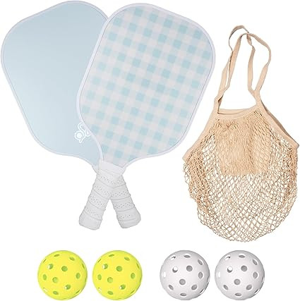 Sonix | Pickleball Paddles Set of 2 | Fiberglass Surface Pickleball Set with 2 Rackets, 4 Balls, ... | Amazon (US)