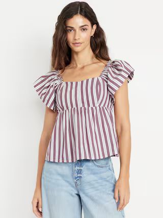 Flutter-Sleeve Top | Old Navy (US)