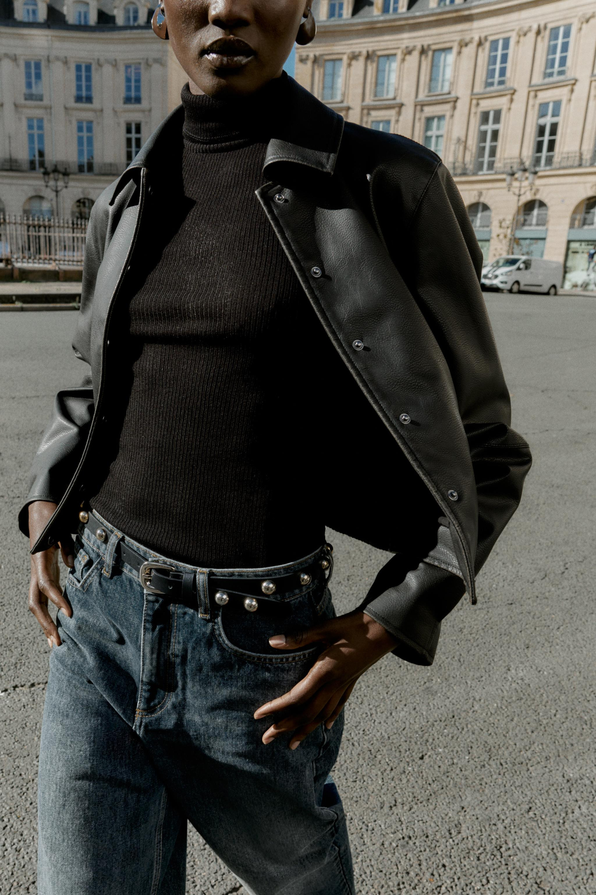 FAUX LEATHER JACKET | Zara US