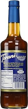 Torani Brown Sugar Cinnamon Syrup Sugar Free 25.4 Fl Oz (Pack of 1) | Amazon (US)