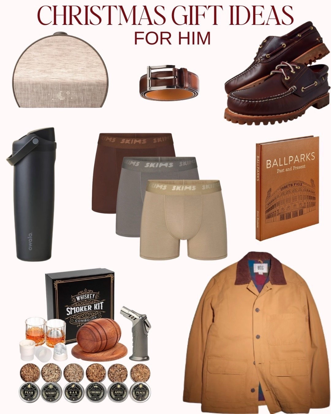Gifts for him🤎🎁

#amazon #giftsforhim #giftsformen #giftguide #belt #book #whiskeymaking #jacket #owala  #hatchalarm #nordstrom #alarmclock #belt #skims #mensshoes #mensunderwear #kiehls #weekendbag #christmas


Follow my LTK @lifewitha_manda on the @shop.LTK app to view this post and get my exclusive app-only content!

#liketkit #LTKCyberWeek 
@shop.ltk
https://liketk.it/5zAZv

#LTKCyberWeek  



#LTKselfcare #LTKGiftGuide #LTKMens