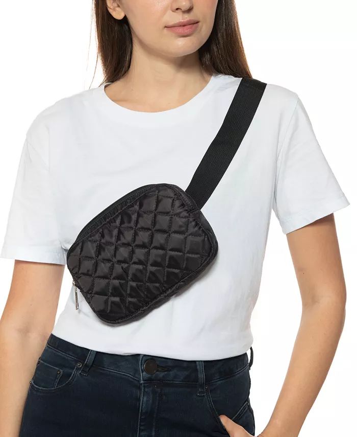 Jenni Quilted Adjustable Fanny Pack, Created for Macy's & Reviews - Belts - Handbags & Accessorie... | Macys (US)