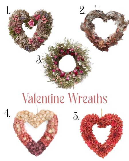 Celebrate love day with these Valentine wreaths 

#LTKunder100 #LTKSeasonal #LTKhome
