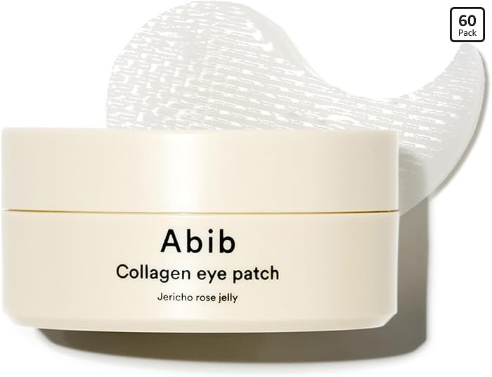 Abib Collagen Eye Patch Jericho Rose Jelly 60 Patches, Korean Under Eye Patches for Puffy Eyes an... | Amazon (US)