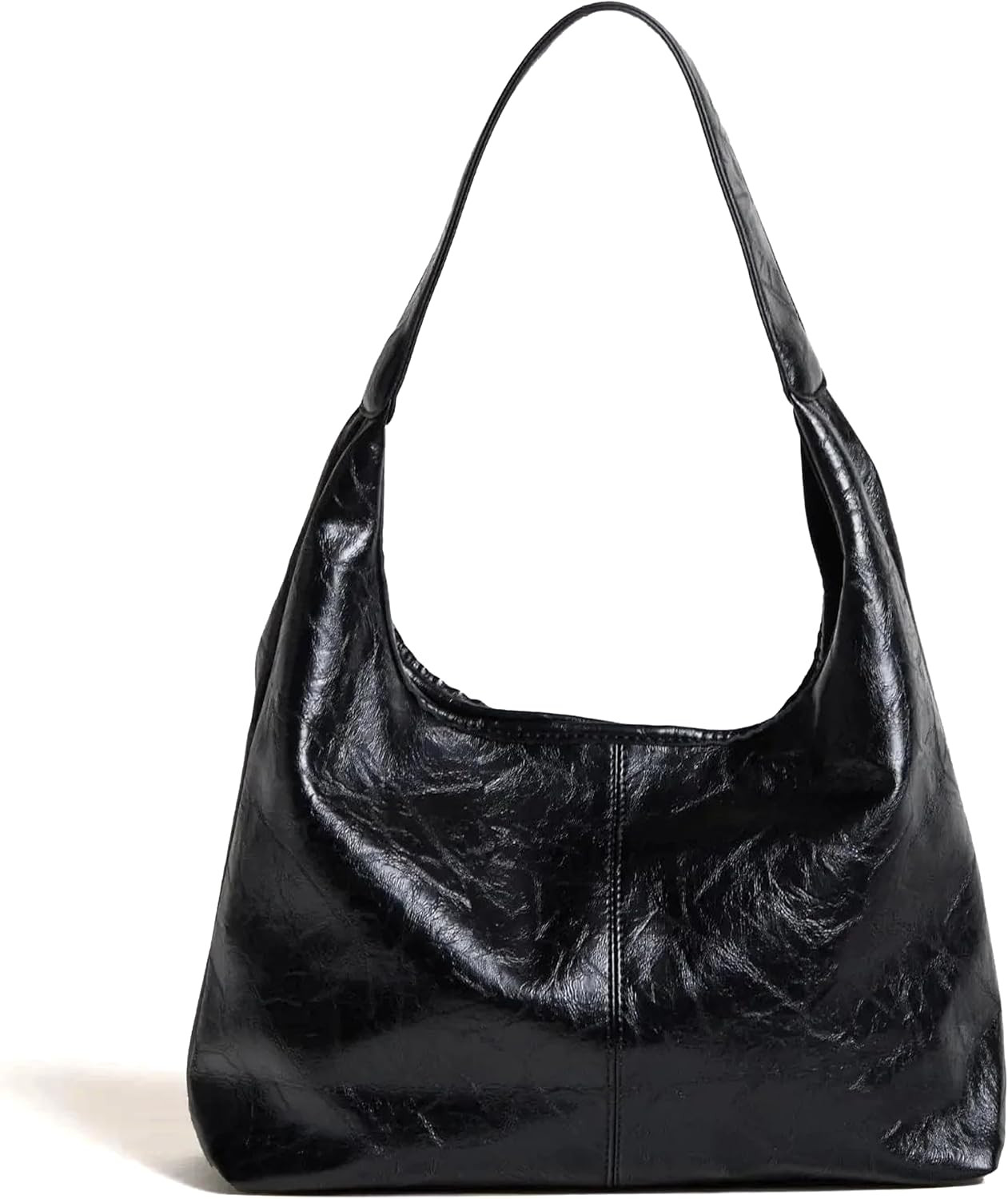 Scarlett Distressed Leather Tote Hobo Bag With Beauty Pouch | Amazon (US)