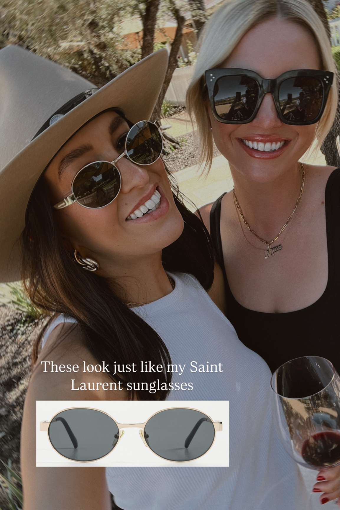 These sunglasses look just like my Saint Laurent pair, and they’re just under $100! 

#LTKFindsUnder100