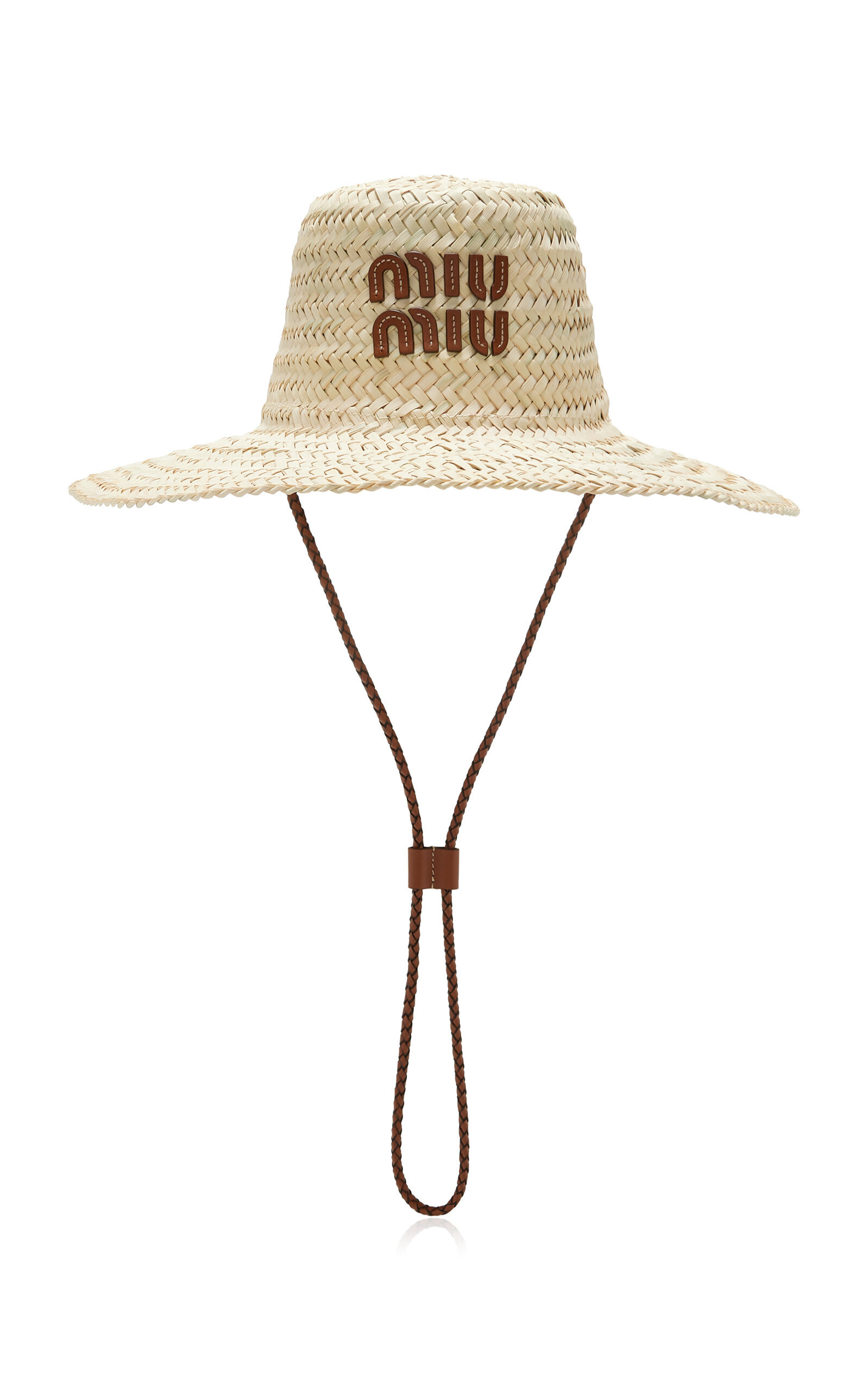 Miu Miu - Straw Sun Hat - Neutral - OS - Moda Operandi | Moda Operandi (Global)