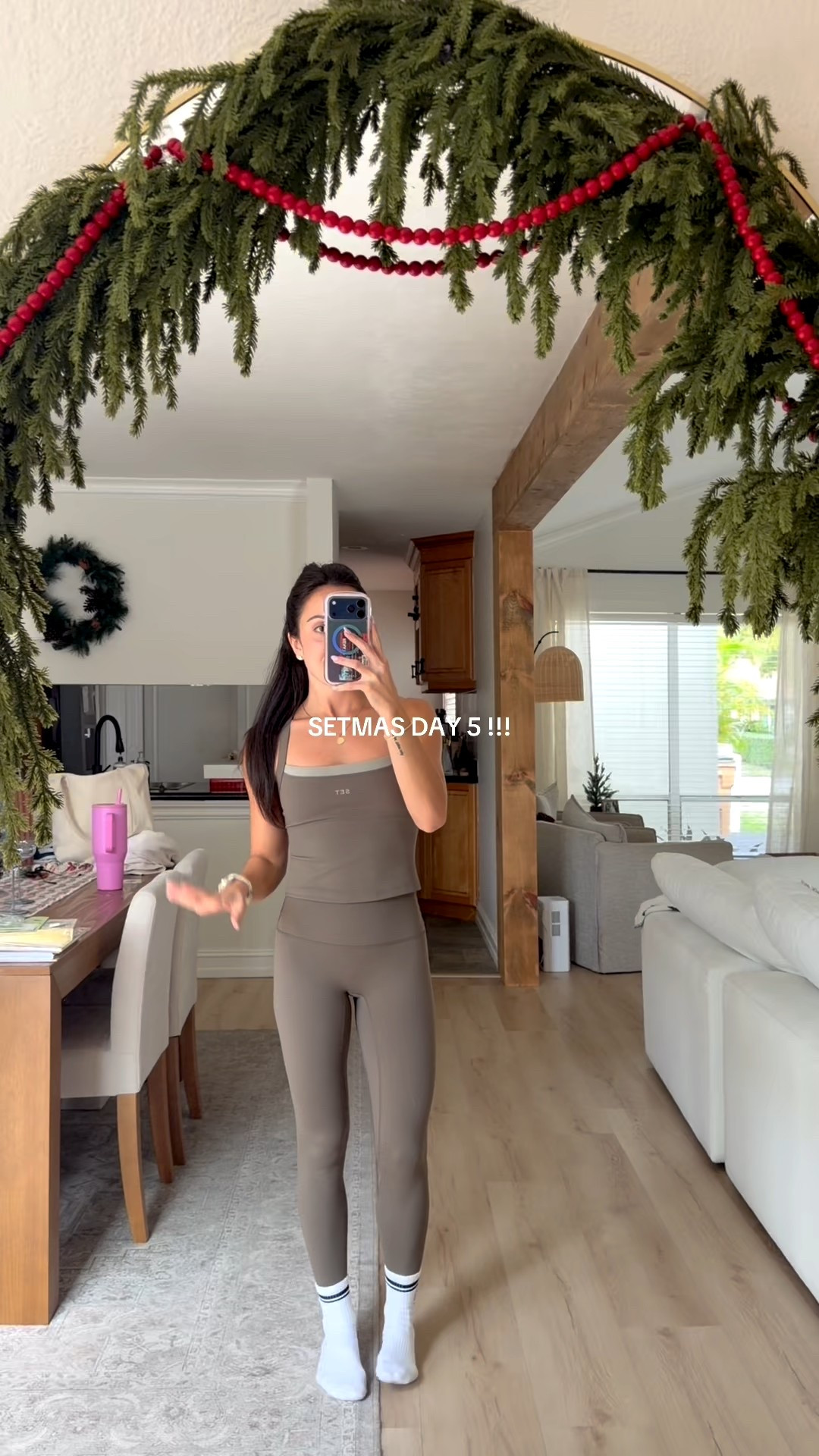 Set active workout set dropping tomorrow for setmas day 5 and it’ll be on sale! Small in both, color sparrow! 

#LTKActive #LTKootd #LTKGiftGuide