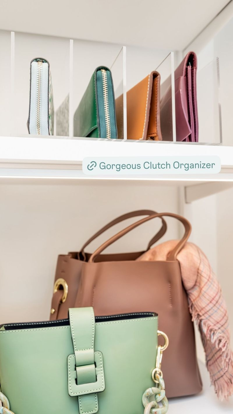 The Luxe Acrylic 4-Section Organizer elegantly displays your small purses without taking away from their beauty  

#LTKFindsUnder50 #LTKgrwm #LTKHome