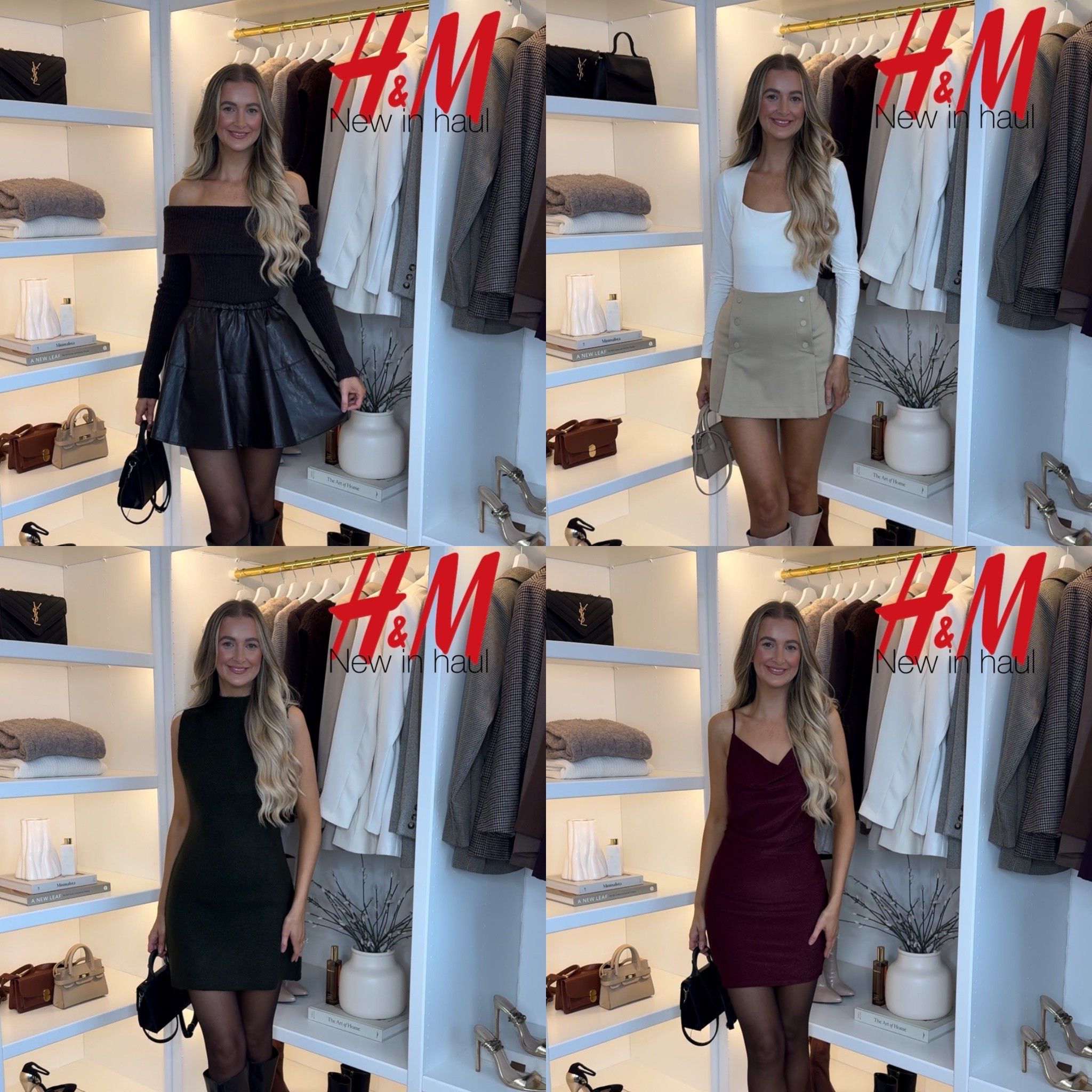 H&M new in haul outfits 🤎🙌🏼 gorgeous winter and party pieces! 

#LTKpartywear #LTKwinter #LTKdresses